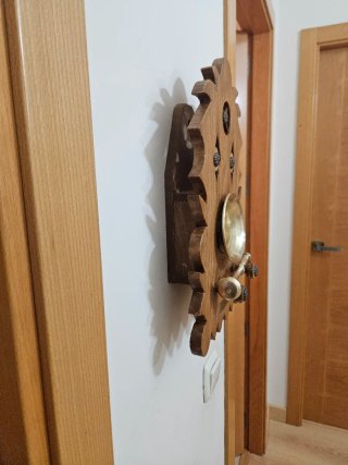Almirecero madera y almirez bronce