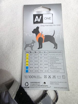 ​Arnés Perro XS1 AiryVest ONE