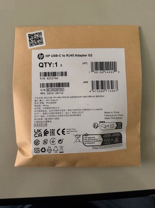 80 Adattatori HP da USB-C a RJ45 G2