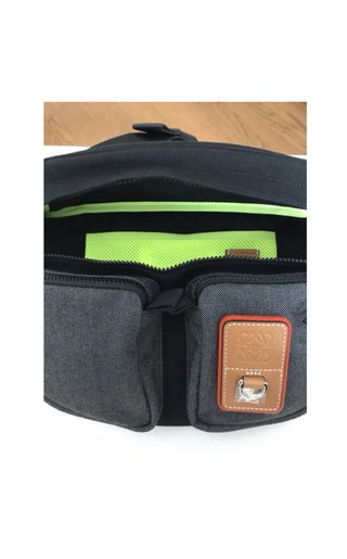 Riñonera Loewe Eye Nature Negro/Gris