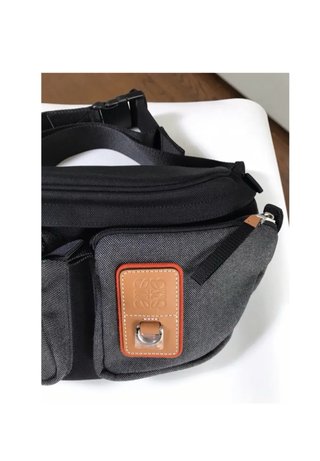 Riñonera Loewe Eye Nature Negro/Gris