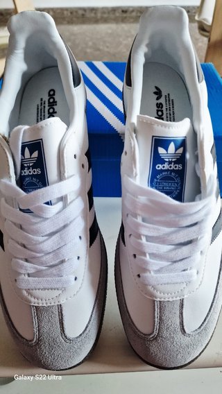 Zapatillas Adidas Samba Blancas y Negras