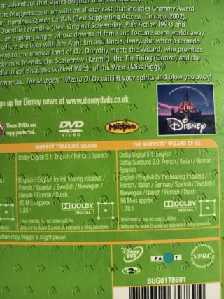 Colección 3 Películas Disney Muppets DVD