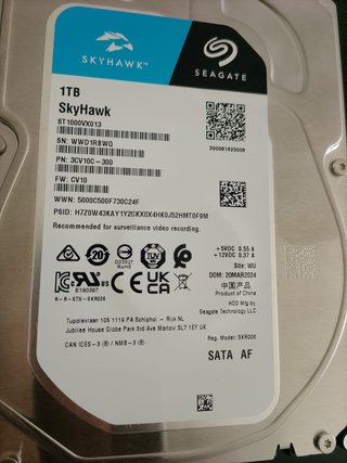 Pack 2 Discos Duros CCTV 1TB WD y Seagate