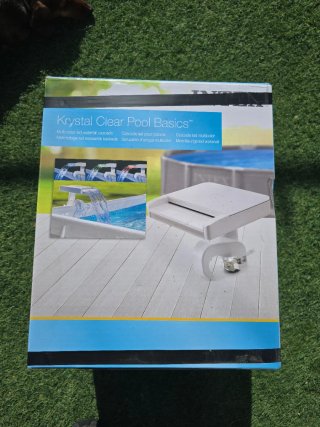 Cascada LED multicolor para piscina Intex