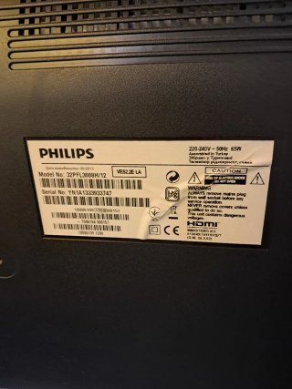 Televisor Philips 32 Plasma Negro
