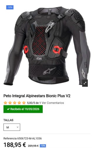 Peto Alpinestars Bionic Plus V2