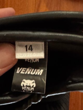 Guantes Boxeo Venum Elite 14 oz Negros ORGINALES