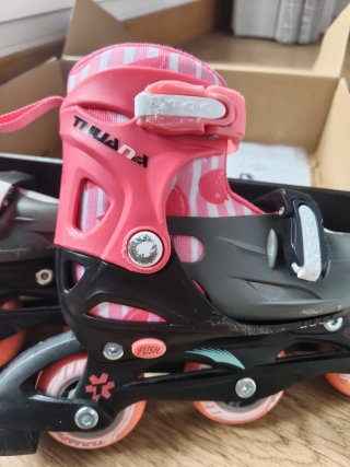 Patines en línea Tijuana + protecciones + casco.