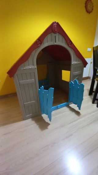Casita de jardín plegable para niños