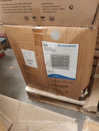 Bañera cambiador mueble con cajones Plastimyr
