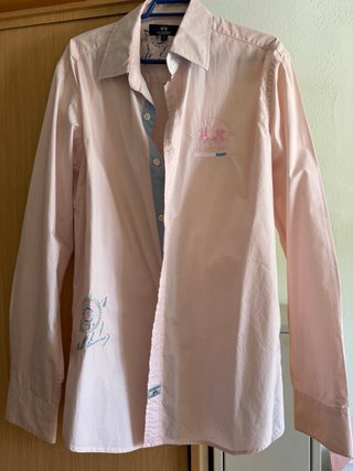 Camisa La Martina Rosa Talla L