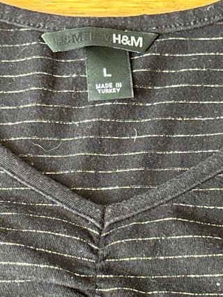 Camiseta H&M rayas mujer Talla L