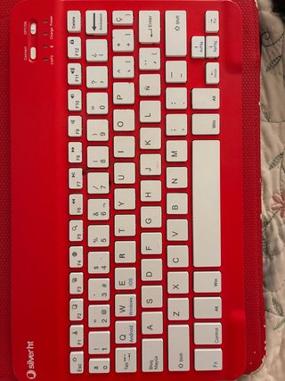 Teclado Bluetooth SilverHT Rojo