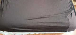 Funda sofá 3 plazas marrón ,poliester y spandex