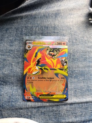 Carta Pokémon Mega-Emboar EX 380 HP