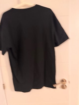 Camiseta Zara Negra Básica