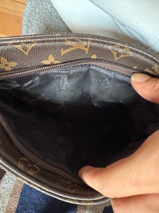 Borsello Louis Vuitton Pelle Marrone Oro