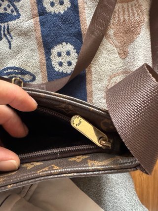 Borsello Louis Vuitton Pelle Marrone Oro