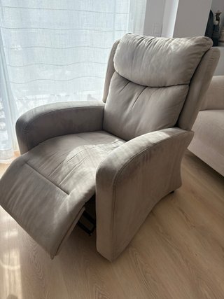 Butaca relax eléctrica con mando.