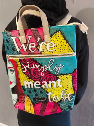 Bolso Sally pintado a mano (modelo único)