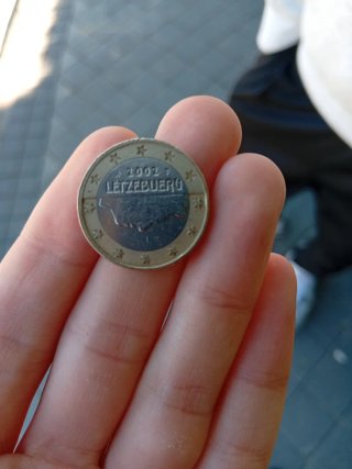 Moneda 1 Euro Luxemburgo 2002