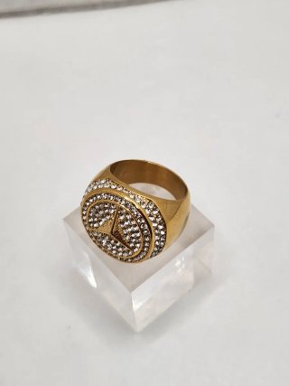 Anillo Mercedes Chapado en Oro