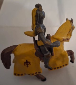 Figura caballero medieval plomo