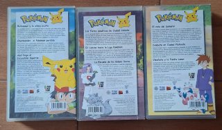 Películas VHS Pokémon (Español) - Pack 3