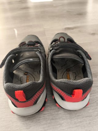 Sandalias trekking Pablosky Gris/Rojo Talla 35