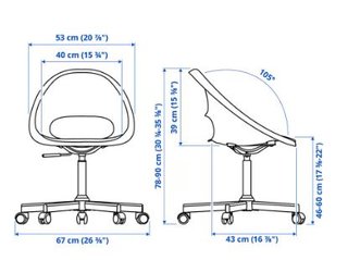 Silla de escritorio Ikea LOBERGET MALSKÄR