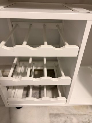 Mueble auxiliar cocina madera y metal