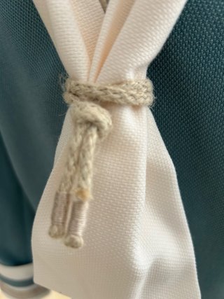 Traje de Comunión Azul y Beige