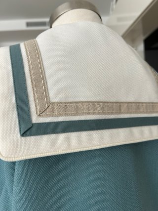 Traje de Comunión Azul y Beige