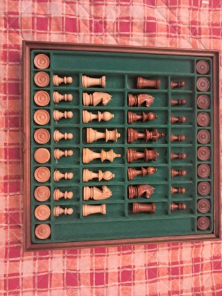 Juego de Ajedrez y Damas Scacchi Dama