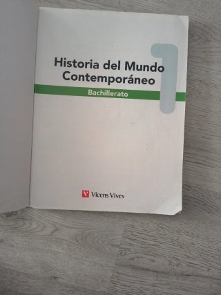 Historia del mundo contemporáneo 1 Bachillerato