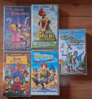 Lote Películas VHS Disney, Universal, Warner Bros.