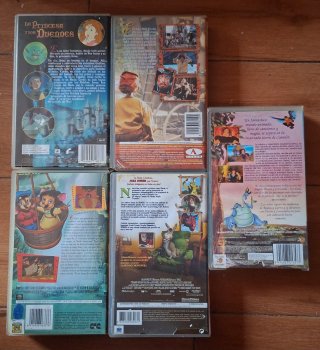 Lote Películas VHS Disney, Universal, Warner Bros.