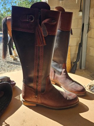 Botas de montar inglesas de cuero num 44