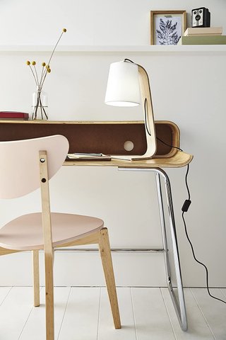 Lámpara de mesa LUCIDE NORDIC madera