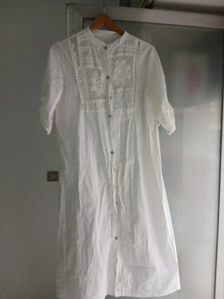 Vestido blanco italiano talla única
