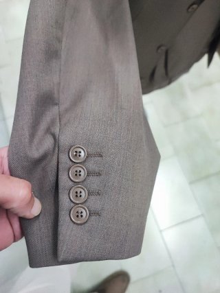 Traje Christian Dior T.52 Beige/Gris SIN ESTRENAR