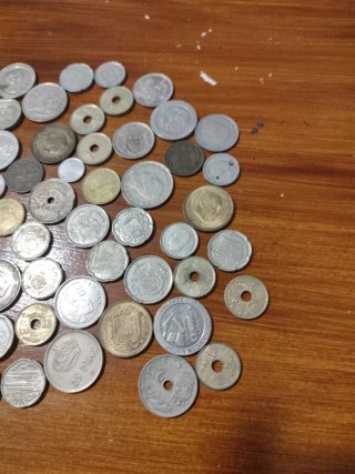 Lote de monedas antiguas
