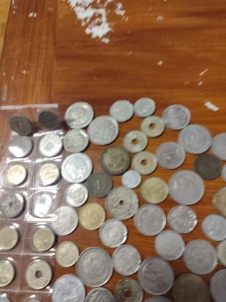 Lote de monedas antiguas