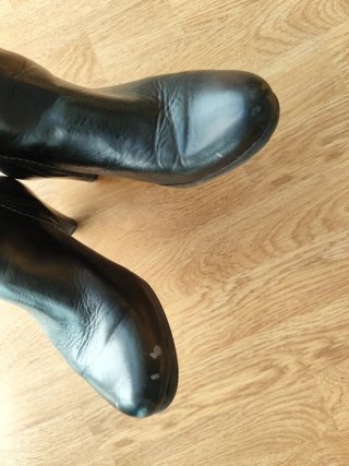 Botines tacón mujer negros