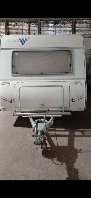 Portabicicletas para caravana