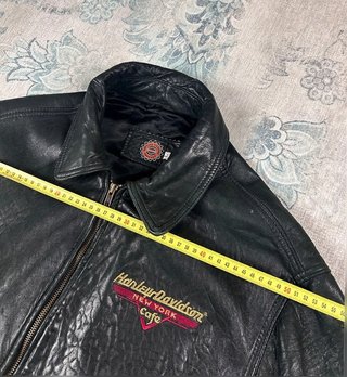 Harley Davidson 80s-90s unique vintage Leather jacket