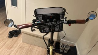 Bicicleta Eléctrica Plegable 9Transport con Cestas