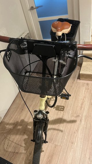 Bicicleta Eléctrica Plegable 9Transport con Cestas