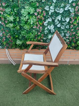 Sillas de madera teca para terraza